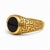 Arabic Calligraphy Black Onyx Signet Ring for Men. Diwani Calligraphy Men’s Ring Silver. Arabic Calligraphy Black Onyx...