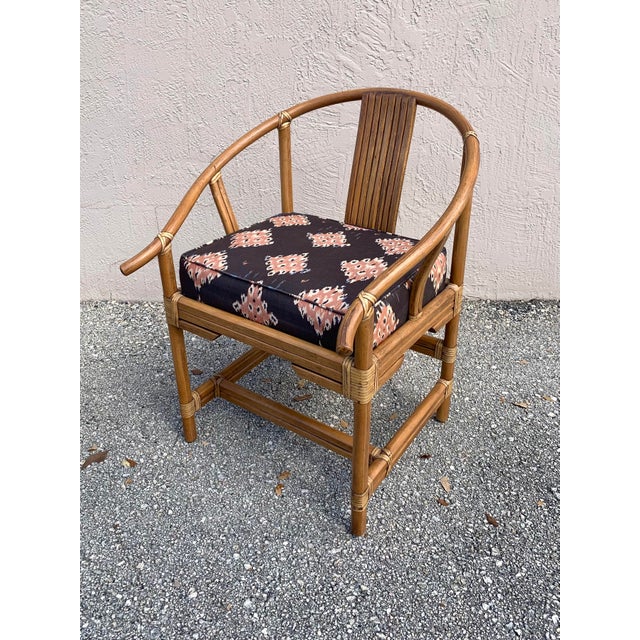 1970s Vintage Organic Modern Chairs by Ficks Reed - Set of 2 | Chairish
