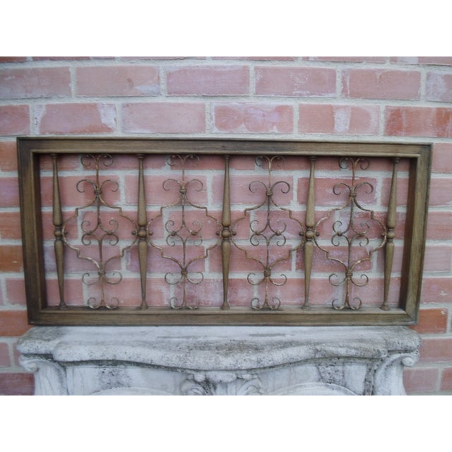Decorative Grilles in Oak, Set of 2 For Sale - Image 13 of 17