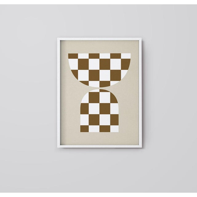 Contemporary Contemporary Abstract Checkers Giclee Print For Sale - Image 3 of 5