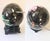 Vintage Chinese Cloisonné Enamel Floral Eggs W/Black Stands Set of 4 For Sale - Image 14 of 14