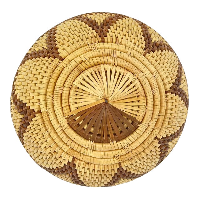 Early 20th Century Zulu Basket South Africa 8inch MATTER COLLECTION For Sale