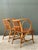 Vintage 1940s Danish Tove Kindt Larsen for Robert Wengler Stick Rattan Lounge Chairs - A Pair For Sale In West Palm - Image 6 of 12
