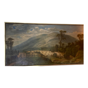 American School, Hudson River Landscape, Oil on Canvas