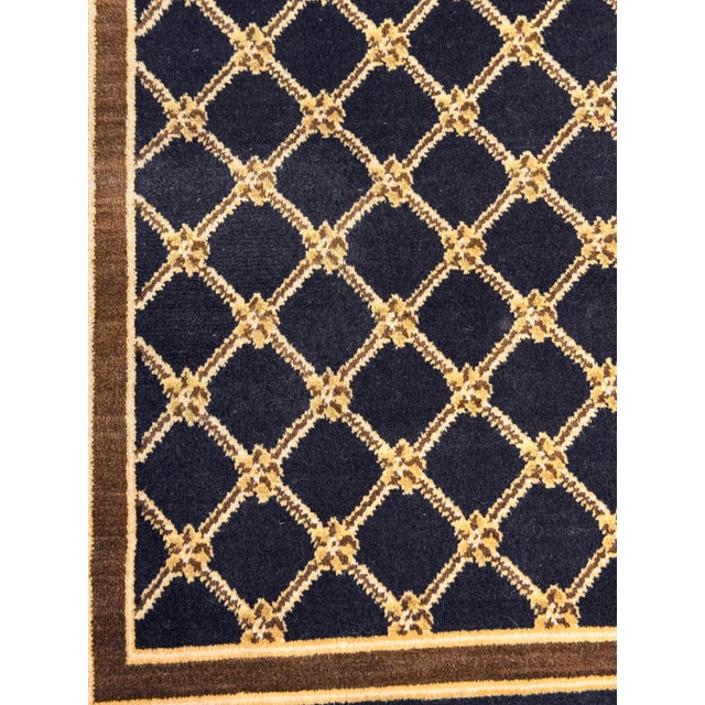 Black 2ft 7in × 9ft 6in Karastan Wool Runner Rug For Sale - Image 8 of 12