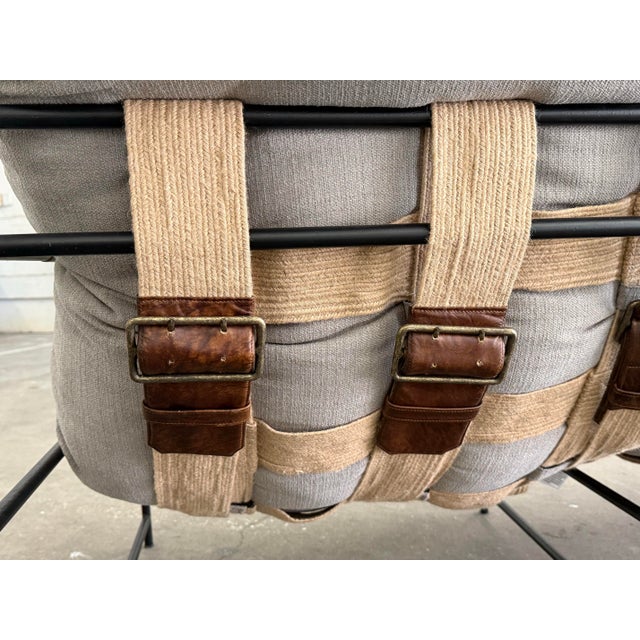 Classic Home Palermo Natural Sofa For Sale - Image 9 of 12