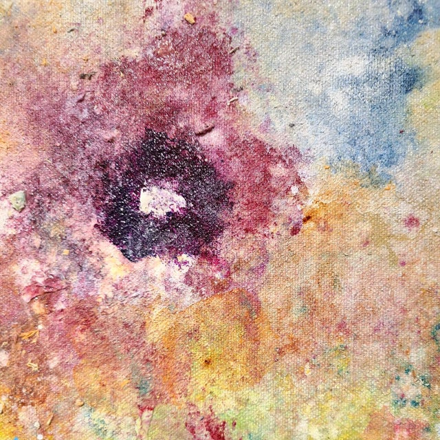 Textile Floral Abstract Painting by Brian Messina (2017) For Sale - Image 7 of 10