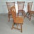Wood Spindle Back Dining Chairs in Oak from De Ster Geldermalsen with Carved Backrests, 1960s, Set of 6 For Sale - Image 7 of 18