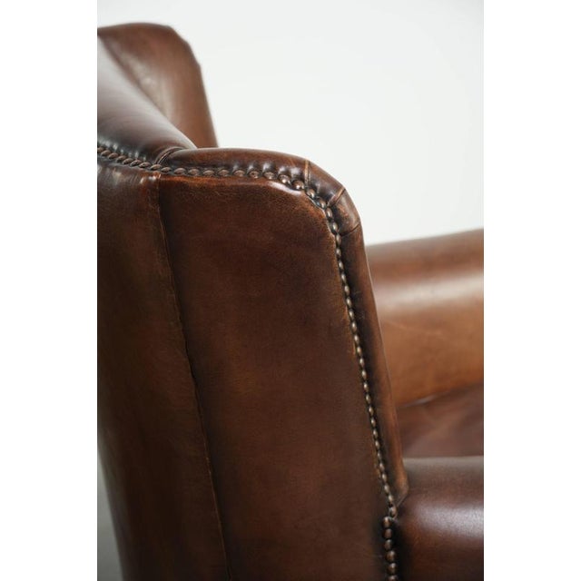 English Sheepskin Wingbacks with Colors, Set of 2 For Sale - Image 18 of 18