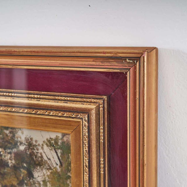 E. Cano, Landscape, Oil Painting on Canvas For Sale - Image 3 of 6