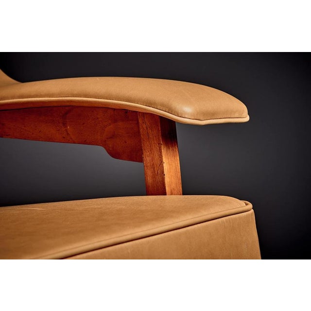 Vintage Italian Lounge Chairs in Cognac Leather by Camo, 1950s, Set of 2 For Sale - Image 13 of 15