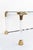 Acrylic Glass and Brass Coffee Table, 1970s For Sale - Image 3 of 7