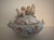 Mid-Century Modern Rare Antique Norleans Bisque Candy Trinket 3 Foot Box Cherub Rose For Sale - Image 3 of 7