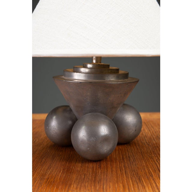 1920s Gero Amsterdam School Table Lamp, 1920s For Sale - Image 5 of 11