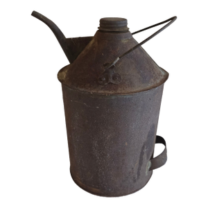 Vintage LVRR Lehigh Valley Railroad Metal Oil Can With Handle Lube Fill Can Tool