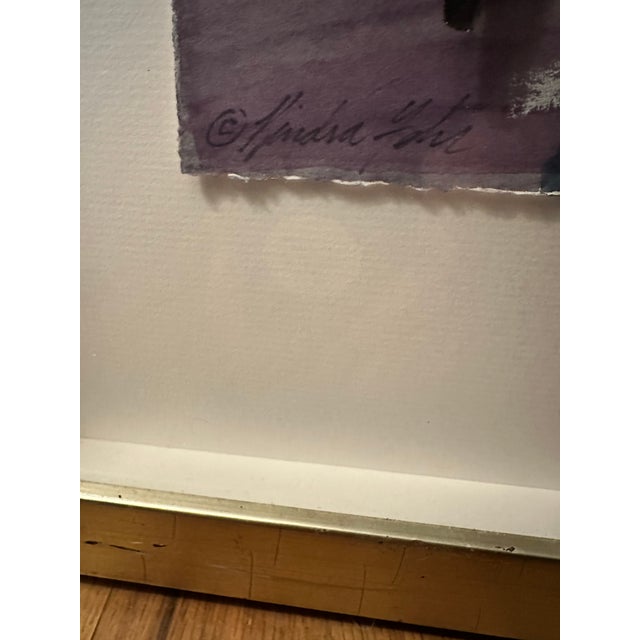 This acrylic on paper collage titled “Weathered Old Souls” is by Utah artist Kindra Fehr. It depicts two side by side...