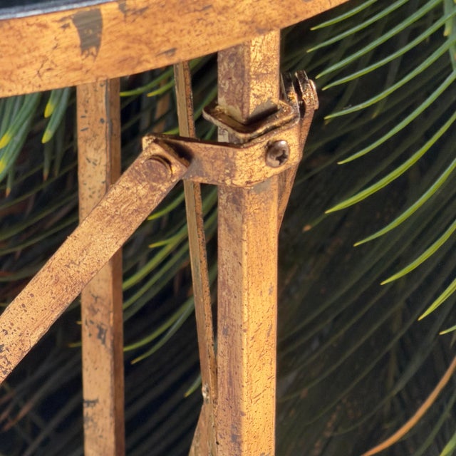 Late 20th Century Maison Jansen Style Gilt Drinks Table - Newly Painted For Sale - Image 10 of 12