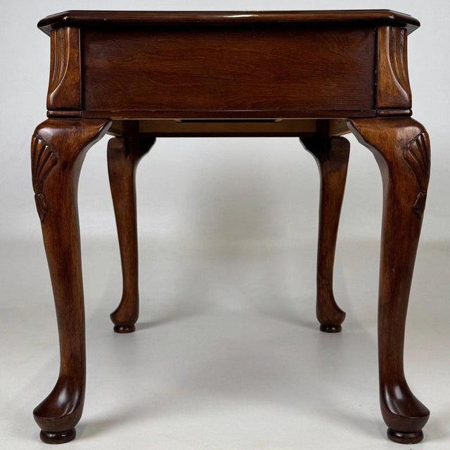 Antique English Walnut Side Table For Sale - Image 6 of 13