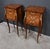 Mid-20th Century Louis XV Marquetry Bedside Tables, Set of 2 For Sale - Image 5 of 18