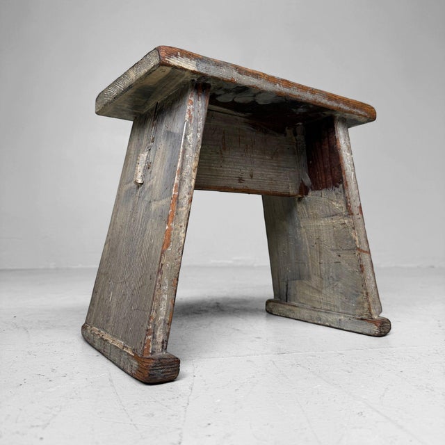 Mid-Century Modern Japanese Wooden Plant Stand, 1950s For Sale - Image 3 of 9
