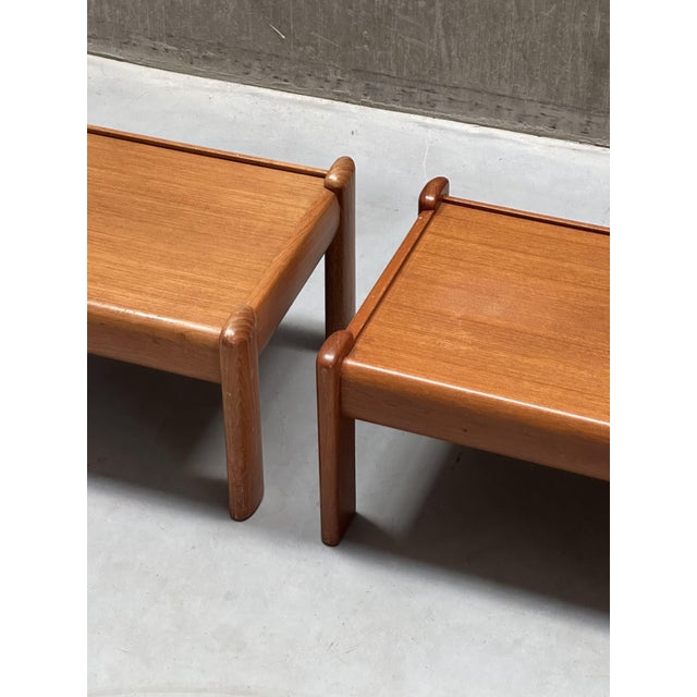 Meet this beautiful set of two mid-century modern tables, designed and manufactured in the 1960s by the renowned German...
