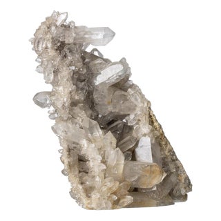Large Vintage Quartz Cluster For Sale