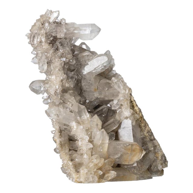 Large Vintage Quartz Cluster For Sale
