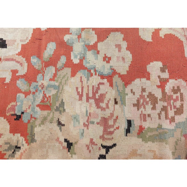 Antique Bessarabian Kilim Rug For Sale - Image 4 of 10