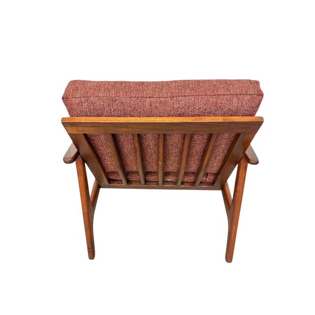 Mid-Century Modern Walnut Arm Chairs - Set of 2 - Refinished! For Sale In Philadelphia - Image 6 of 8