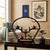 Chinese Oriental Brown Wood Arch Cone Small Curio Display Stand For Sale - Image 9 of 10