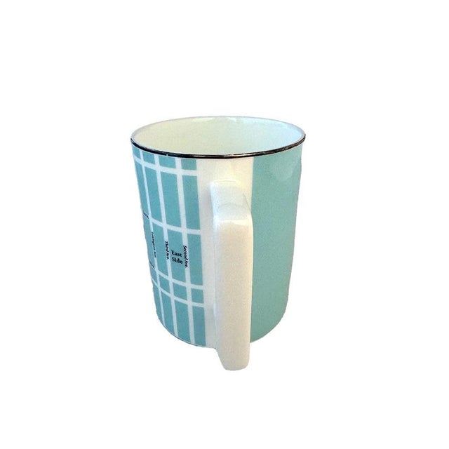2020s Tiffany & Co. New York Fifth Avenue Manhattan Map Mug For Sale - Image 5 of 8