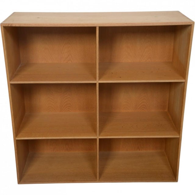 Vintage Bookcase in Oak by Mogens Koch, 1980s For Sale - Image 12 of 12
