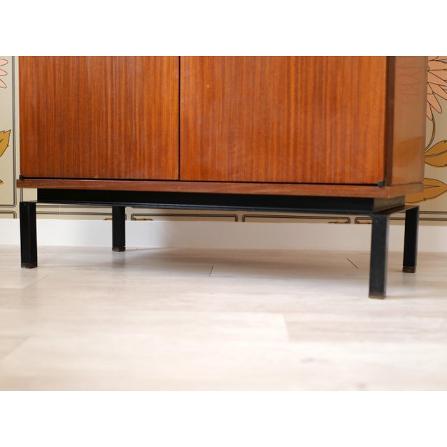 Wood Vintage Sideboard by Marcel Gascoin, 1950s For Sale - Image 7 of 12