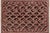 Black Shabby Chic Trellis 1990's Pak-Persian Black/Rust Wool Rug - 6'1'' X 9'3'' For Sale - Image 8 of 9