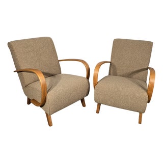 Lounge Chairs from Jindrich Halabala, 1940s, Set of 2 For Sale