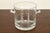 Late 20th Century Tiffany & Co. Modern Clear Crystal Champagne Ice Bucket With Scrolled Handles For Sale - Image 15 of 15