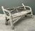 Vintage Faux Bois Concrete Garden Bench For Sale - Image 9 of 13