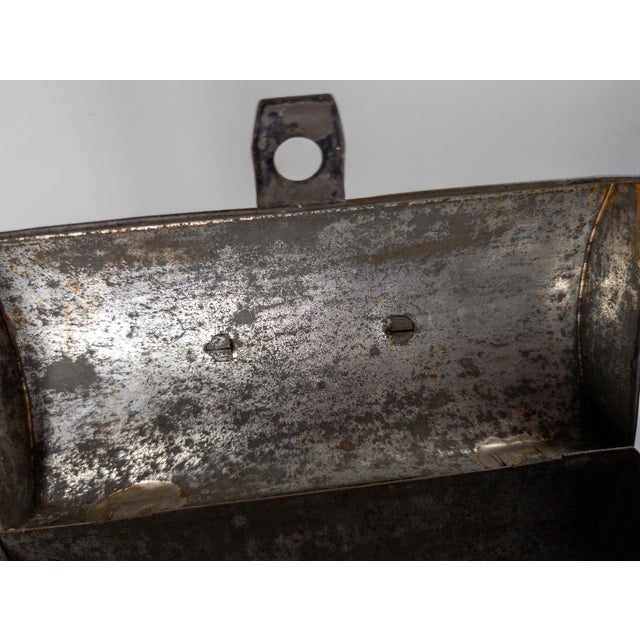 19th Century Primitive Americana Painted Toleware Tin Box For Sale - Image 13 of 15