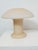 Magnificent mushroom-shaped lamp, ref. 296, by Hustadt Leuchten. Germany, 1980s. Made entirely of beige opaline glass....