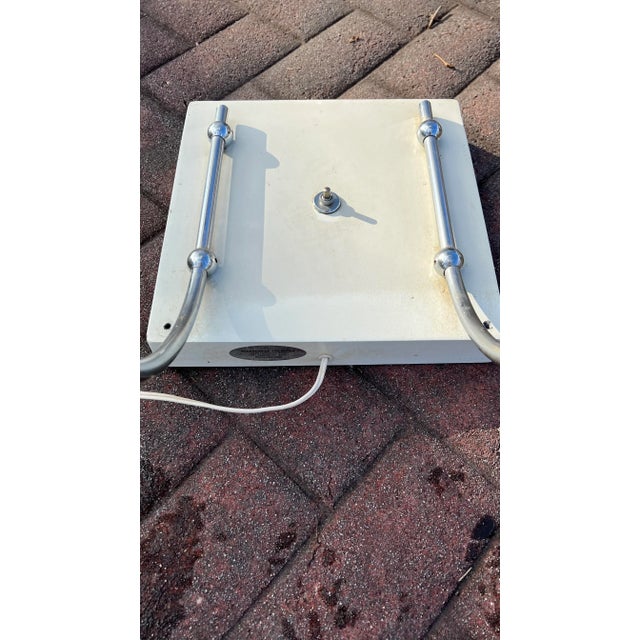 Metal 1970s Chrome Space Age Postmodern Floor Lamp For Sale - Image 7 of 8