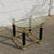Italian Faux Tusk Glass Side Table, 1980s For Sale - Image 6 of 16