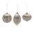 Bring festive elegance to your holiday celebrations with this exquisite set of Champagne Glittered Ball Ornaments....