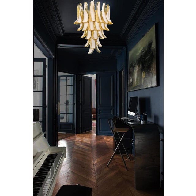 Cream Murano Chandelier by Valentina Planta, 2023 For Sale - Image 8 of 17