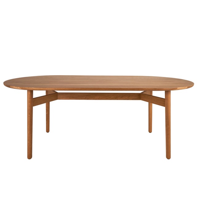 Schumacher Schumacher Puffin 84.5" Dining Table in Natural Matte For Sale - Image 4 of 4