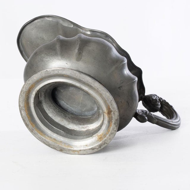 1830's Dixon & Son Pewter Coffee Pot, Creamer and Sugar For Sale - Image 14 of 18