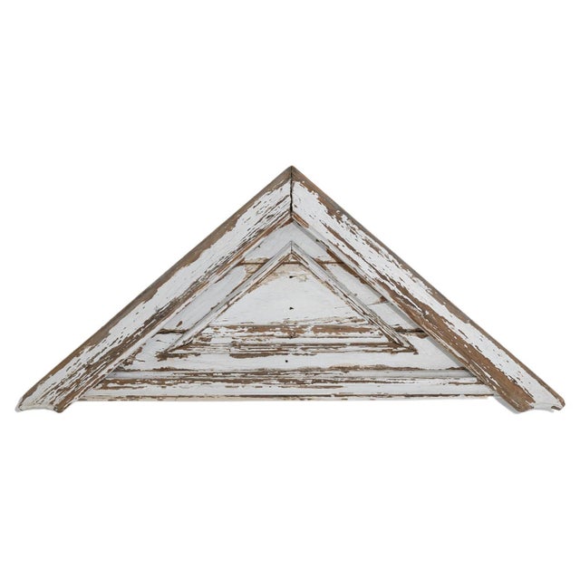 Wood 20th Century French Wood Patinated Wall Decoration For Sale - Image 7 of 18