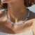 Kunzite Angelite Lapis Half Moon Necklace -by Bombyx House For Sale - Image 10 of 10