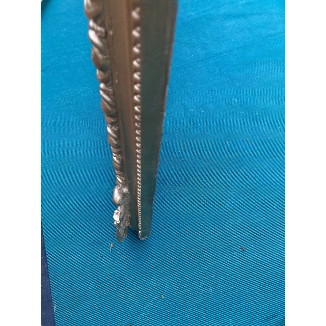 Antique French Giltwood Crested Mirror For Sale - Image 11 of 12