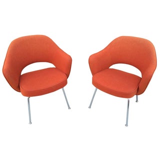 Knoll Eero Saarinen Executive Chairs - Pair For Sale