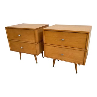 1950s Pair of Planner Group Nightstand by Paul McCobb for Winchendon For Sale